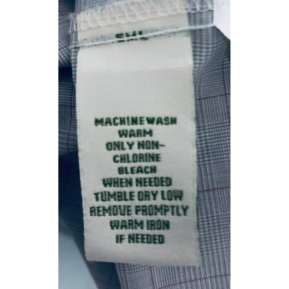 Orvis Womens Size 10 Carefree Button Up Blouse Tapered Plaid Long Sleeves - Picture 4 of 6